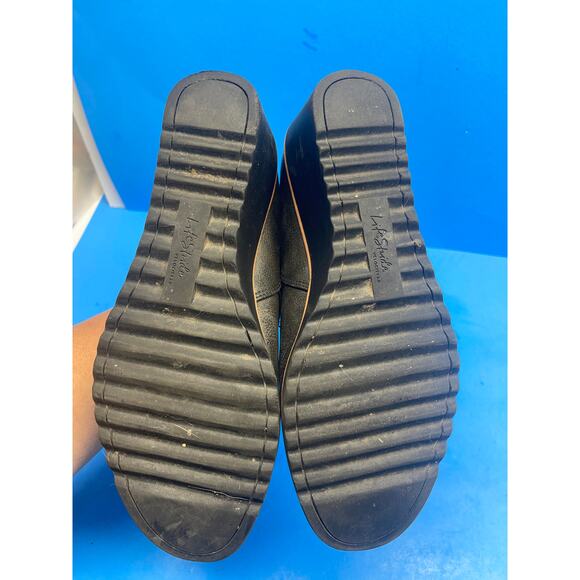 Life Stride Velocity 2.0 Zora Black Booties Women Size 8.5 M Wedge Comfort Shoes - Picture 2 of 10